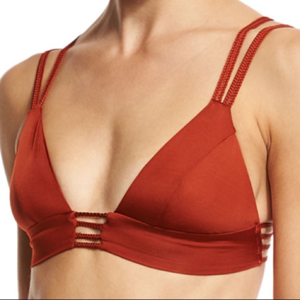Vitamin A Rust Bikini Top